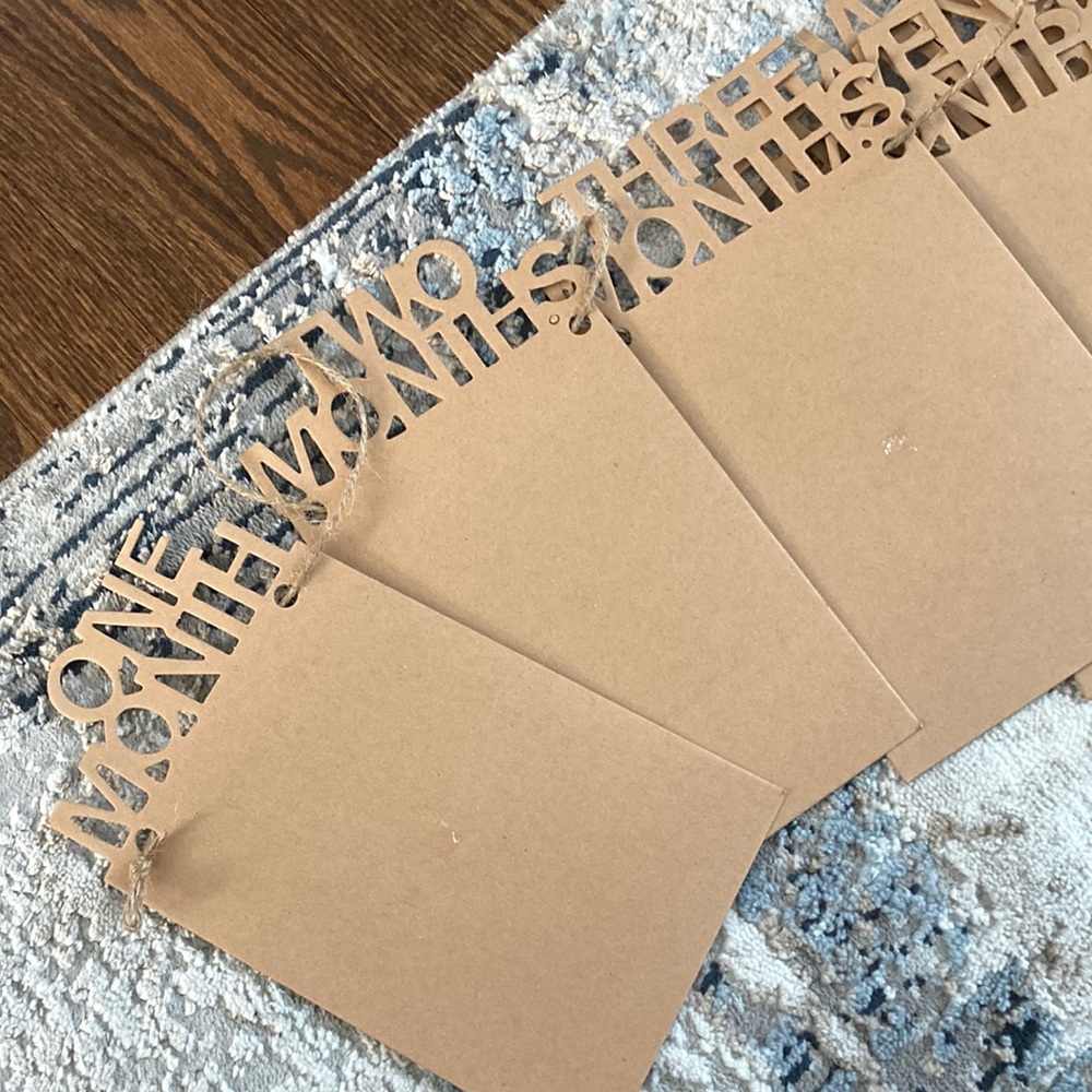 12 month photo banner